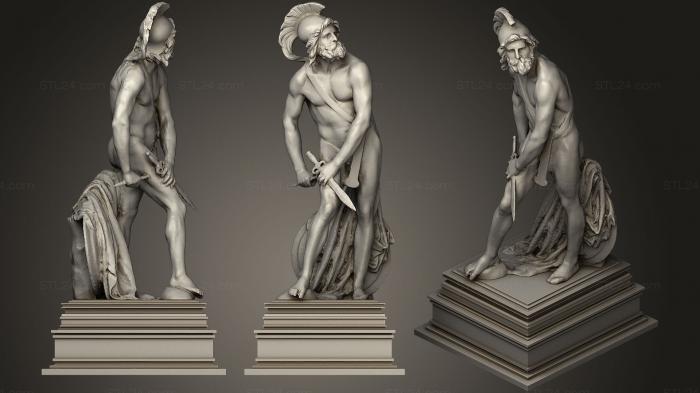 Statues antique and historical (Statue 98, STKA_1549) 3D models for cnc
